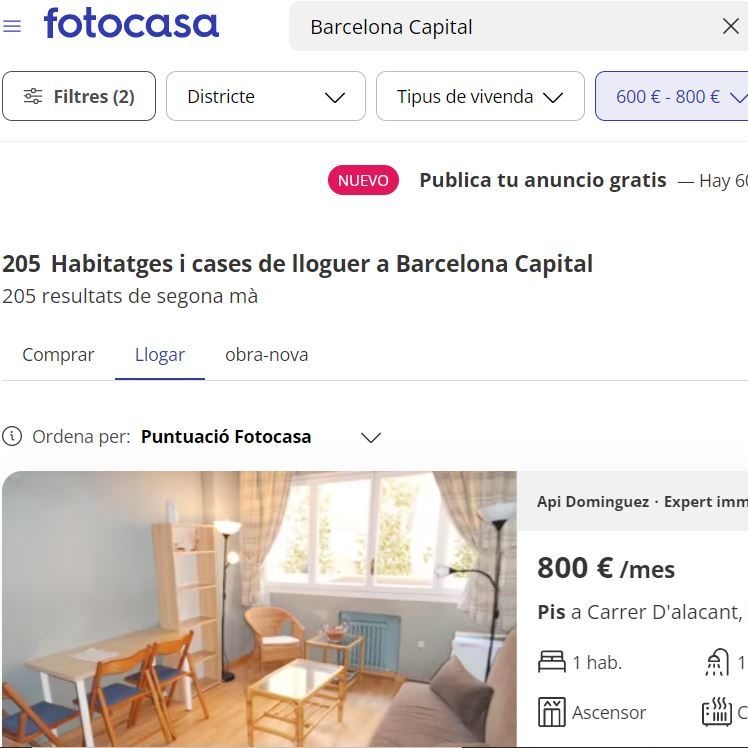 Captura web Fotocasa